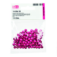 Holzperlen, 6 mm Bohr ø 2,0 mm, pink, 110 Stk.