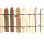 Holzzaun  roh