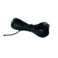 Hutgummi, waschbar 60°, schwarz, 3 m