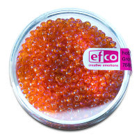 Indianerperlen irisierend  orange regenbogen, 17 g ø 2,6 mm