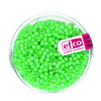 Indianerperlen irisierend  hellgrün, 17 g ø 2,6 mm