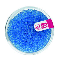 Indianerperlen irisierend  mittelblau, 17 g ø 2,6 mm