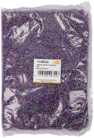Indianerperlen irisierend  lila, 500 g ø 2,6 mm