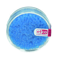 Indianerperlen matt transparent hellblau, 500 g ø 2,6 mm