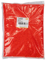 Indianerperlen opak  rot, 500 g ø 2,6 mm