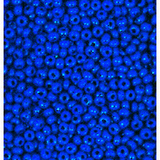 Indianerperlen opak  blau, 17 g  ø 3,5 mm