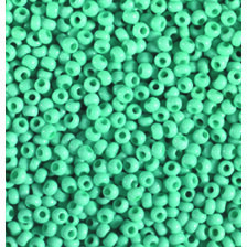 Indianerperlen opak  türkis pastell, 17 g ø 2,6 mm