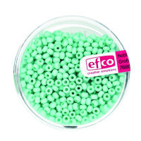 Indianerperlen opak  türkis pastell, 17 g ø 2,6 mm