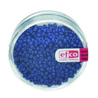 Indianerperlen opak  blau, 17 g ø 2,6 mm