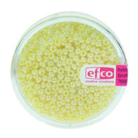 Indianerperlen opal  zartgelb, 17 g ø 2,6 mm