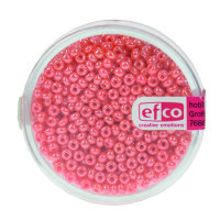 Indianerperlen opal  orange, 17 g ø 2,6 mm