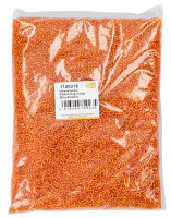Indianerperlen Silbereinzug  orange, 500 g ø 2,6 mm