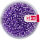 Indianerperlen Silbereinzug  violett, 17 g ø 2,6 mm
