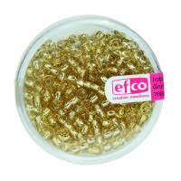 Indianerperlen Silbereinzug  Goldeinzug, 17 g ø 3,5 mm