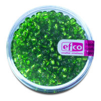 Indianerperlen Silbereinzug  maigrün, 17 g ø...