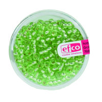 Indianerperlen Silbereinzug  hellgrün, 17 g ø 3,5 mm