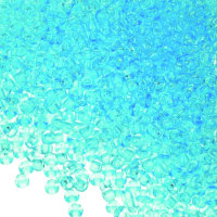 Indianerperlen transparent  hellblau 17 g