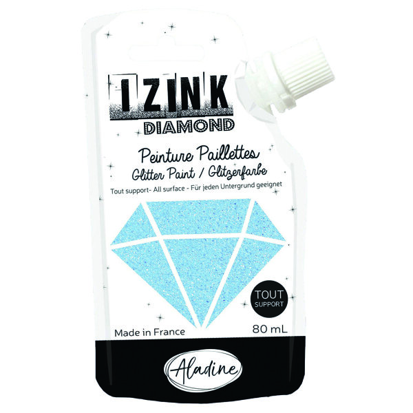 IZINK DIAMOND  himmelblau, 80 ml