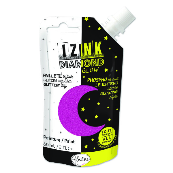 IZINK DIAMOND, GLOW, rosa, 60 ml