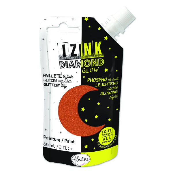 IZINK DIAMOND, GLOW, kupfer, 60 ml