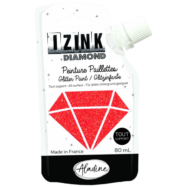 IZINK DIAMOND  rot, 80 ml