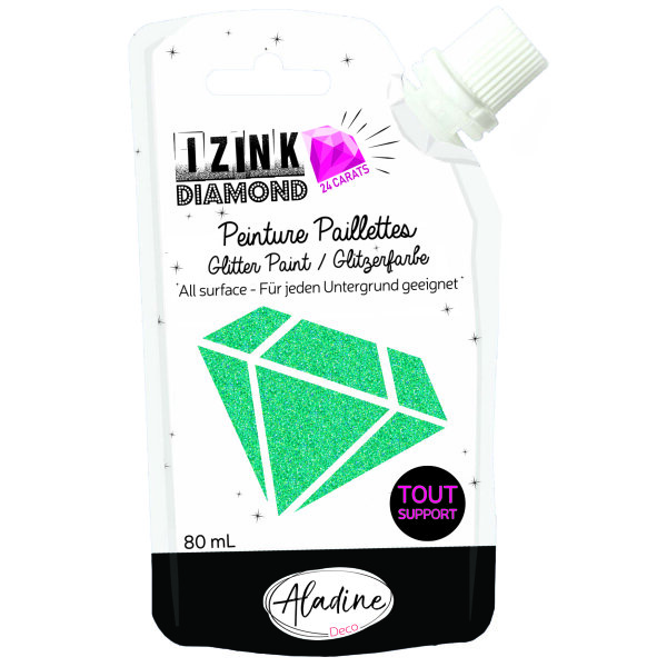IZINK DIAMOND, 24 Karat, türkis, 80 ml