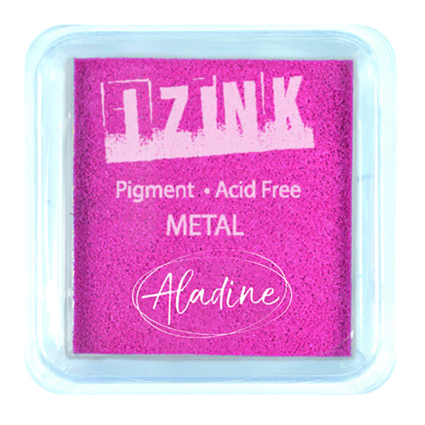 IZINK Pigment Stempelkissen, Metal, pink