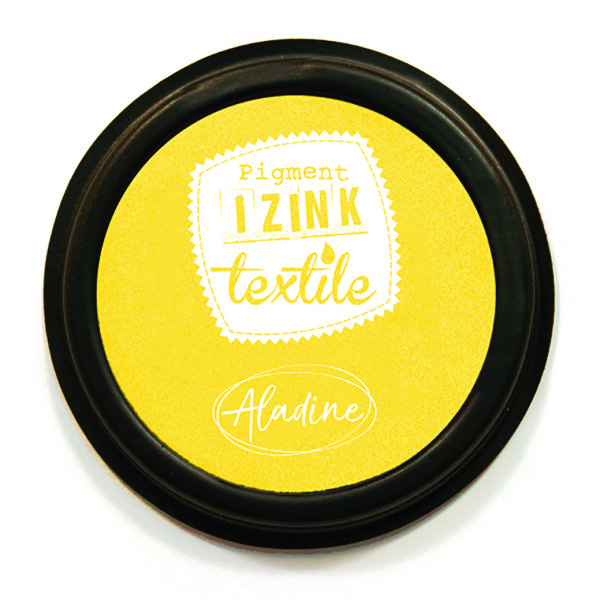 IZINK Pigment Textile, Stempelkissen, gelb