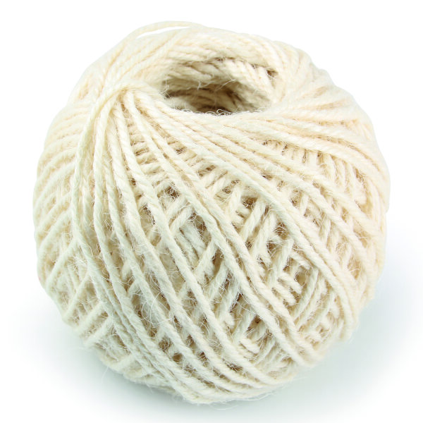 Jutekordel  creme, 40 m