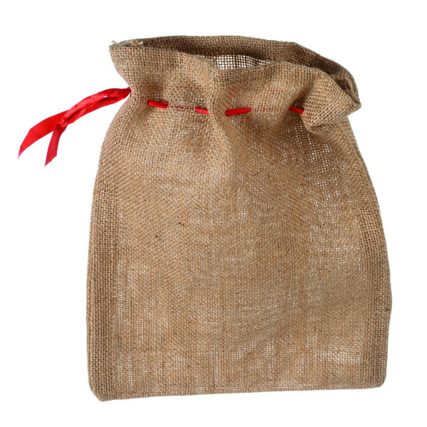 Jutesack mit Zugkordel 33 x 24 cm