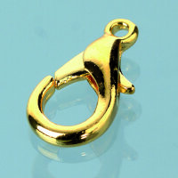 Karabiner  goldfarbig 10 St.