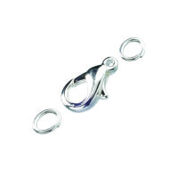 Karabiner  versilbert 10 St.