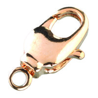 Karabiner, drehbar  goldfarbig