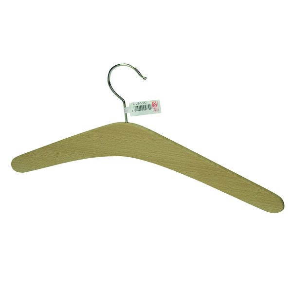 Kleiderbügel, einfach, inkl. Haken, roh