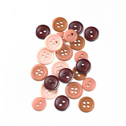 Knopf, Natural, beige braun, 40 g