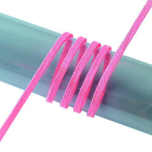 Kunstlederband hellpink 91 m