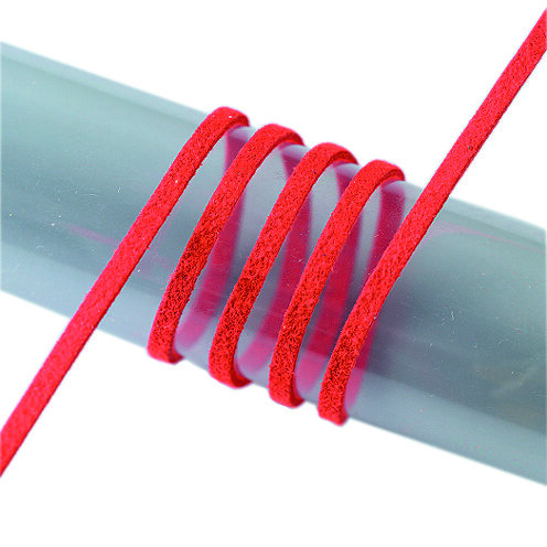 Kunstlederband rot 91 m