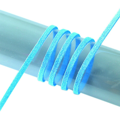 Kunstlederband hellblau 91 m