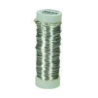 Kupferdraht  versilbert, ø 0,50 mm 25 m