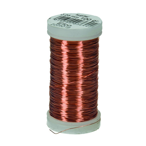 Kupferdraht  0,25 mm 100 g