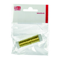 Kupferdraht  Messing / gold, ø 0,30 mm 25 m