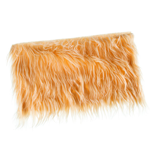 Langhaarplüsch  beige 20 x 35 cm