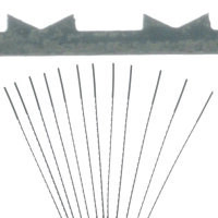 Laubsägeblätter, Multizahn Nr. 9  12 Stk.