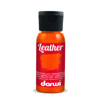 Leather, Ledermalfarbe, orange, 50 ml