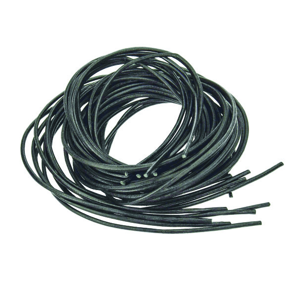 Lederriemen  schwarz, 1 m 10 St