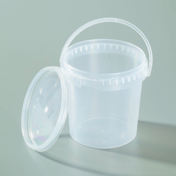 Leerdose (PP), 1180 ml, transparent, inkl. Deckel 50 St.