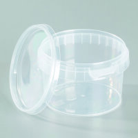 Leerdose (PP), 280 ml, transparent, inkl. Deckel 50 St.