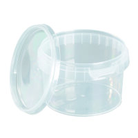 Leerdose (PP), 365  ml, transparent, inkl. Deckel 50 St.