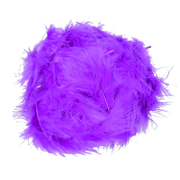 Marabufeder  violett, 2 g ~ 20 Stk.