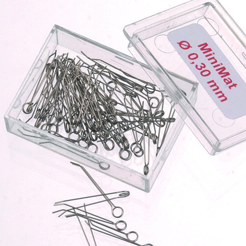 Mattierfedern, abgwinkelt, MiniMat  64 Stk.